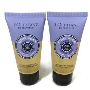 L'Occitane Lavender Body & Hand Liquid Soap 50ML NEW X 2